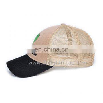 Trucker Baseball Cap material 100% cotton