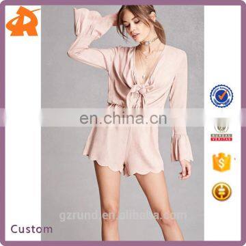 Selfie Leslie Faux Suede Romper Sexy Women Stylish 2016 Wholesale OEM ODM