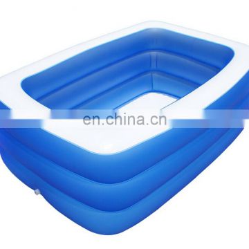 SUNWAY High Quality PVC Above Ground Removeable Square Adult Kids Inflatable Swimming Pool Durable pvc Inflatable Swimming Pool