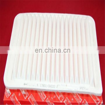 high quality car air filter 17801-0H020 for auto parts