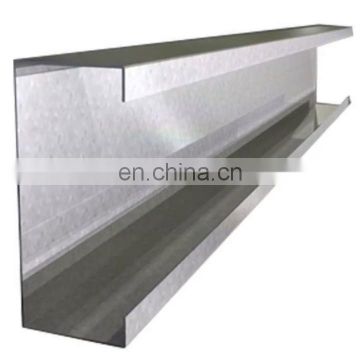 4 inch galvanized steel slotted c channel furring channel