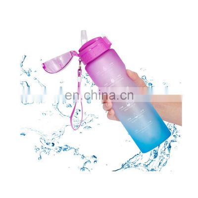 Factory cheap price 1 L promotional food grade portable durable colorful sublimation sports bottle