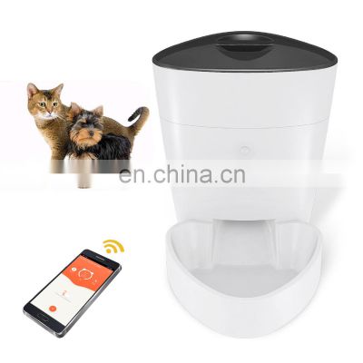 Automatic Cat wifi pet feeder , Smart Feed Pet Feeder for Small Animals Auto Pet Food Dispense