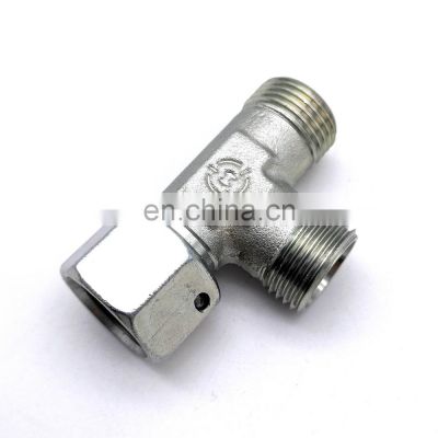 NPT BPST Male Pipe Compression Equal 3 Way Union Tee Fitting Stainless Steel Nipple Pipe Fitting OEM ODM Hydraulic Adapter