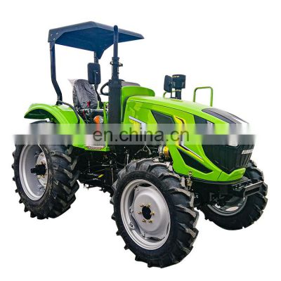 Factory supply best price and quality 70 80 90 100hp Hydraulic power steering farming tractor