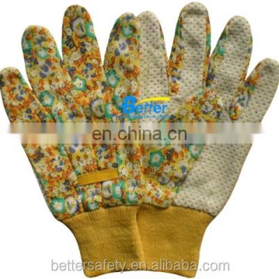 Cotton Canvas Women Children Style Gardening Gloves Work