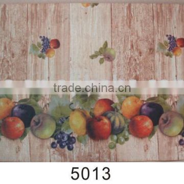 Non-woven translate printed rubber mat