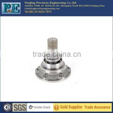 High precision stainless steel auto flange shaft