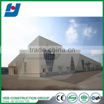Light prefabricated building pre engineering steel structure warehouse