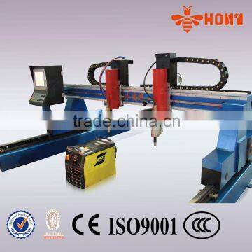 sheet metal 220v single phase cnc machine gantry type cutting