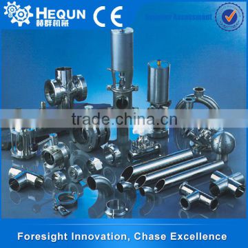 HQ Machine Parts Butterfly Valve , Tank Sight Glass Lamp , Fixed Cleaning Ball