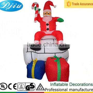 DJ-XT-42 inflatable funny christmas farther santa claus in fairyland festival carols