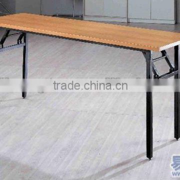 wood foldable long conference table