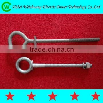 Well Durable High Quality Product Hot Dip Galvanized Stainless Steel Oval Thimble Eye Bolt
