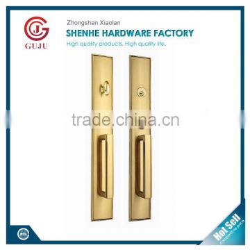 Two way handle zinc alloy reversible handle and knob mortise gate lock