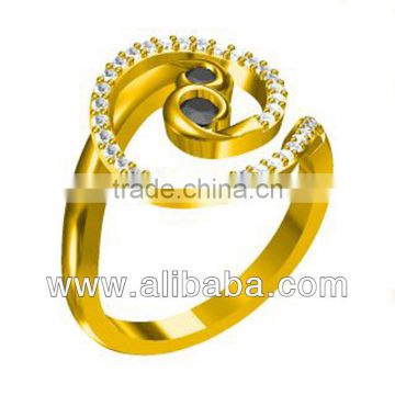 3D CAD model for Fashion design Ring
