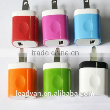 Mini Travel Chargers Fashion Colorful 1A Mini Travel Chargers