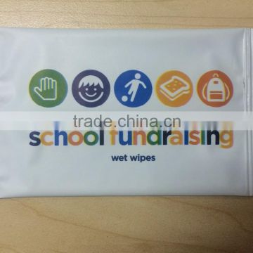 school cleaning single wet tissue
