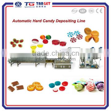 Hot Sale Automatic small fruit hard candy depositing line with PLC control                        
                                                Quality Choice