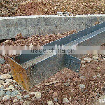 wind resistant pillar of steel structure