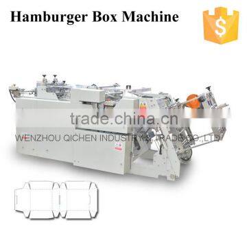 Latest Technology Burger Box Making Machine