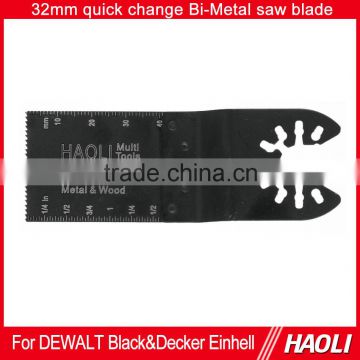 32mm(1-1/4'') quick change BIM oscillating tool saw blade for cutting soft metal ,nails