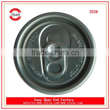 Aluminium 202#SOT easy open end for cans made in china