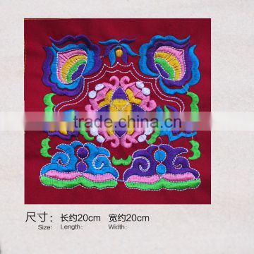High quality Hmong polyester Embroidery fabric