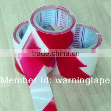 Popular! Safety warning red/white stripes tape