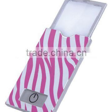 2014 high quality pocket led magnifier/acrylic lens/card magnifier plastic optical magnifying sheets