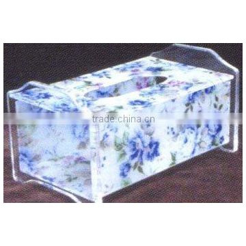 facial tissue box-acrylic tissue box/acrylic napkin holder/facial tissue box