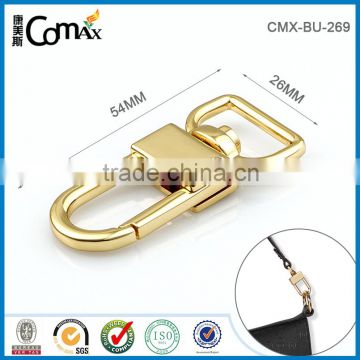 Square shining metal snap hook spare suitcase parts
