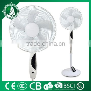 16 inch plastic grill standing fan with remote control