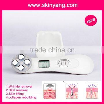 2016 skinyang new Portable photon no ultrasonic beauty machine with CE and ROSH