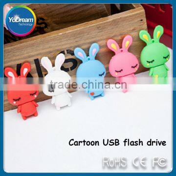 Hot Lovely Mashimaro Rabbit USB Flash Drive 8Gb 16Gb 32GB USB Storage Pen Drive Thumb Drive small lottery gifts corporate gifts