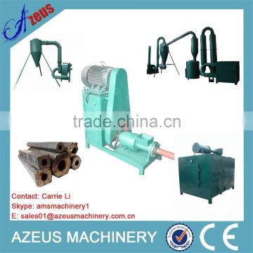 Biomass charcoal extruder machine for making straw briquette