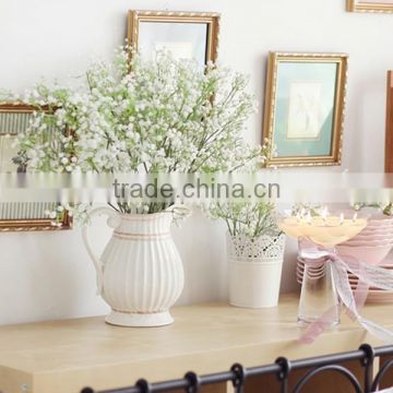 Modern home decoration realistic plastic artificial plant in decorative pots