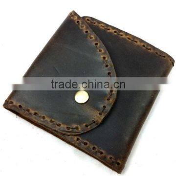 Crazy horse leather atm card holder or credit card holder leather for men