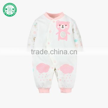 Boutique fashionable long sleeve kids romper baby bodysuit for winter