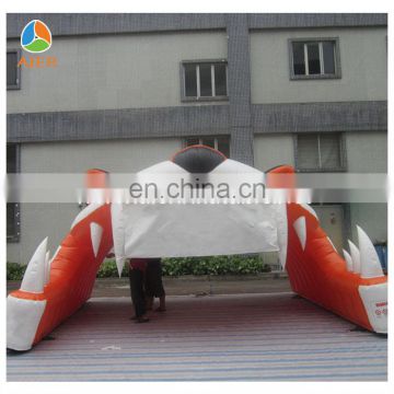 Tiger advertising inflatable arches , outdoor entrance arch for sale