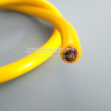 Rov Umbilical Cable 1000v Sheath Orange / Blue Conductor Anodized Bare