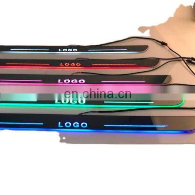 led moving door sill for Audi A3 with sensor infrared dynamic trim welcome light plate accessories
