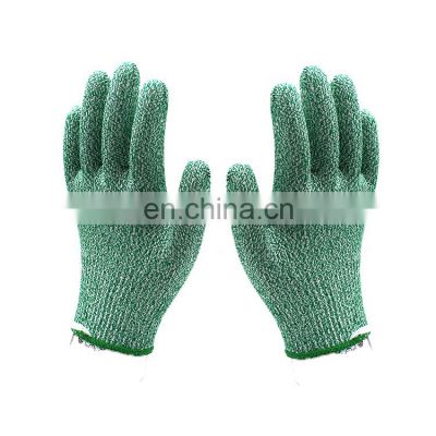 EN388 2016 CE Approved Cut Level 5 HPPE Glass Knit Cut Resistant Garden Safety Work gloves