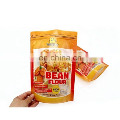 Customized Food Packing Stand Up Pouches China Mylar Bags With Window