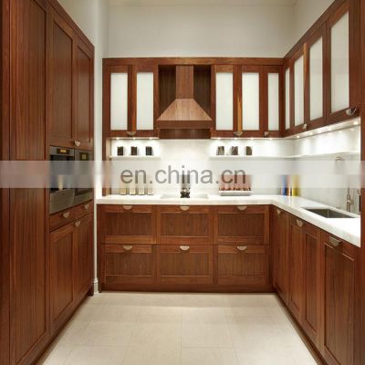 Ready built accessories wood kitchen pantry cabinet