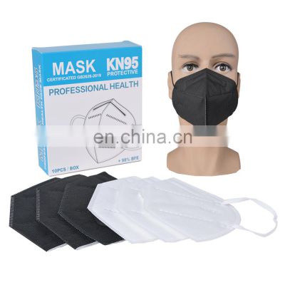 Custom Ffp2 Black Kn95Mask Certified Adults Facemask K95 Disposable Mascarrillas Kn95 Medical Kn 95 Face Mask K95 5 Layers