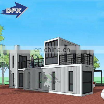 EU certificate Prefab shipping container 40 ft house homes luxury price for sale