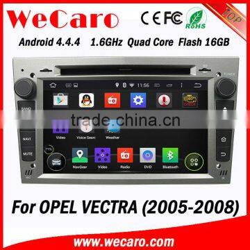 Wecaro GPS Navi Wifi 3G 2 Din Android Car DVD Player for Opel Vectra 2005 2006 2007 2008