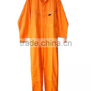 coveralls uniform design 100%cotton with customer logo with printing good quality