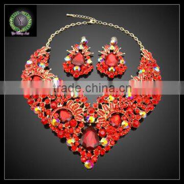 2016 New Arrival African Gold Plated Jewelry set which for Wedding jewelry set Match Clothes KHK868